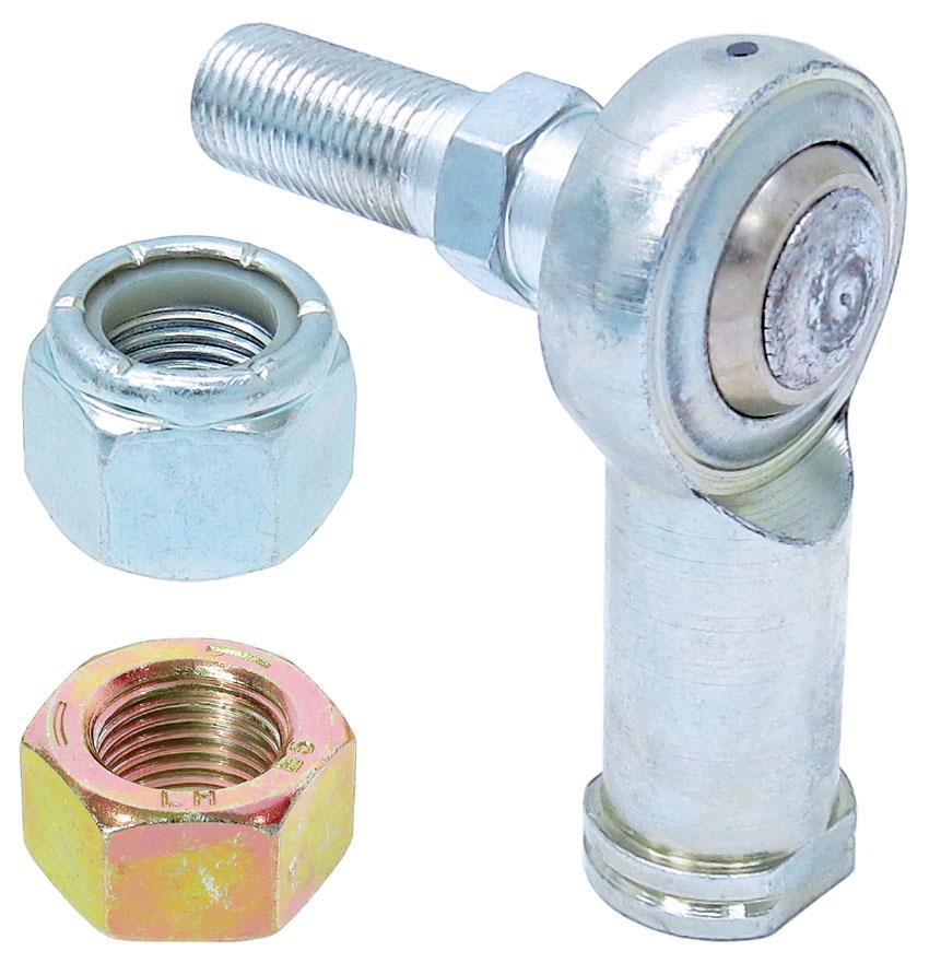 Antirock Sway Bar Heim Joint (1/2 Inch-20 Stud 1/2 Inch-20 Female LH Thread) Incl. Nyloc Nut and Jam Nut) RockJock 4X4 - CE-99006LK