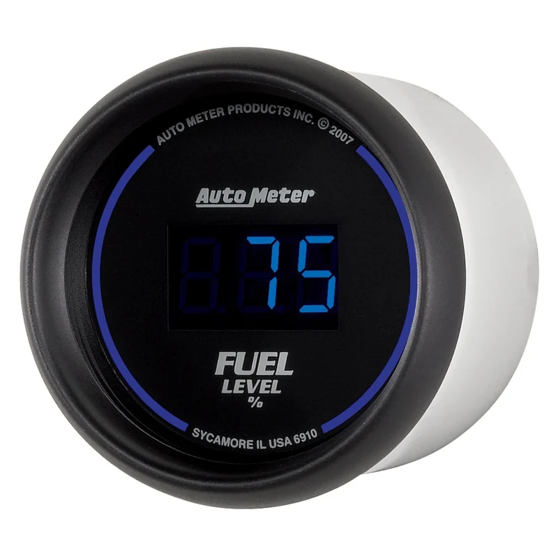 Autometer Cobalt Digital 52.4mm Black Programmable Empty-Full Range Fuel Level Gauge - Image 3