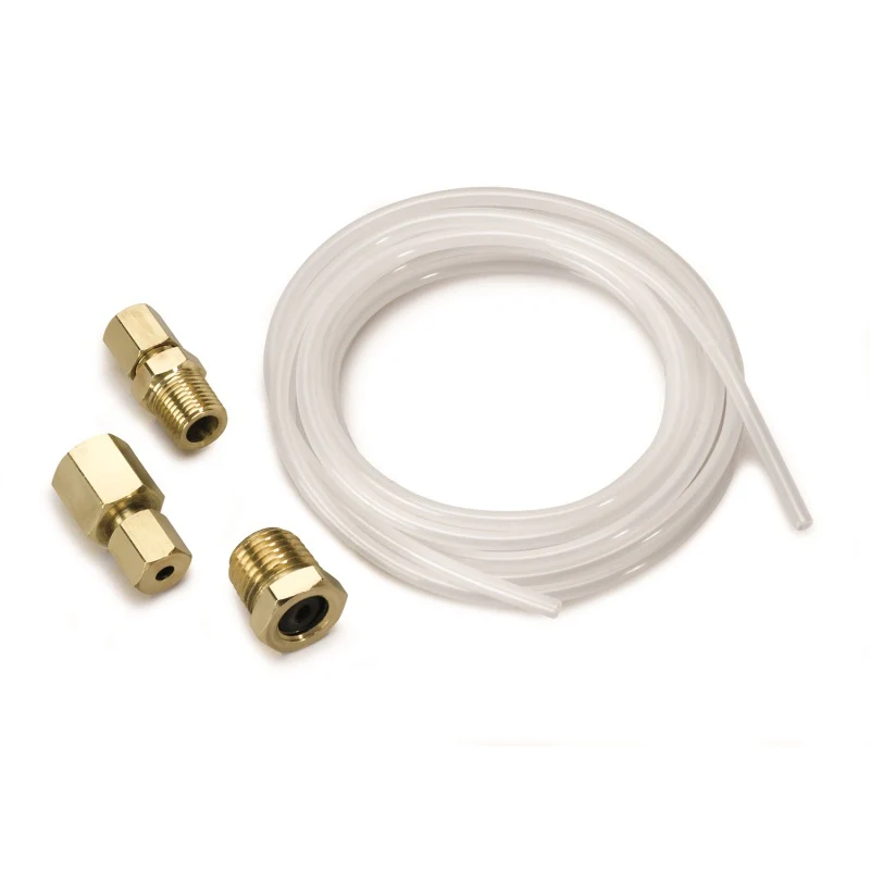 AutoMeter Gauge Kit 5 Pc. 3-1/8in. & 2-1/16in. Mech. Speedo. Wtmp & Oilp Arctic Wht - Image 4