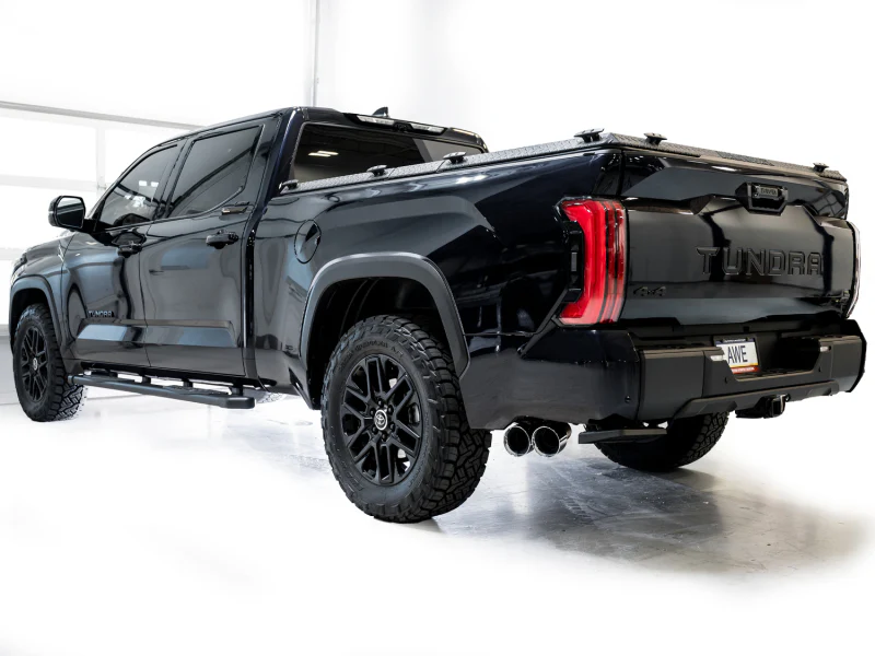 AWE 0FG Exhaust for 3rd Gen Toyota Tundra - Dual Chrome Silver Tips - Image 10