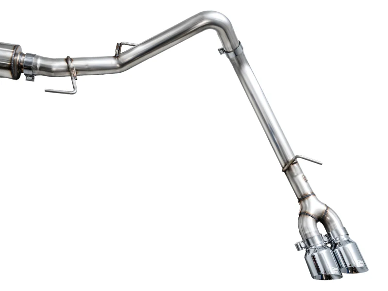 AWE 0FG Exhaust for 3rd Gen Toyota Tundra - Dual Chrome Silver Tips - Image 11