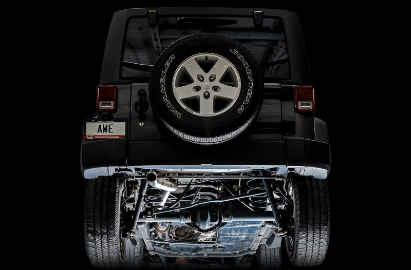 AWE Tuning 20-21 Jeep Gladiator JT 3.6L Trail Edition Cat-Back Exhaust - Image 9