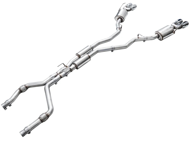 AWE Tuning 2020+ Ford Explorer ST Touring Edition Exhaust w/ Chrome Silver Tips - Image 14