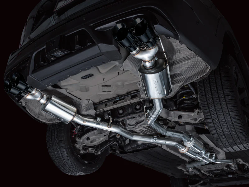 AWE Tuning 2020+ Ford Explorer ST Touring Edition Exhaust w/ Diamond Black Tips - Image 2