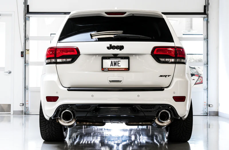 AWE Tuning 2020 Jeep Grand Cherokee SRT Touring Edition Exhaust - Diamond Black Tips - Image 3