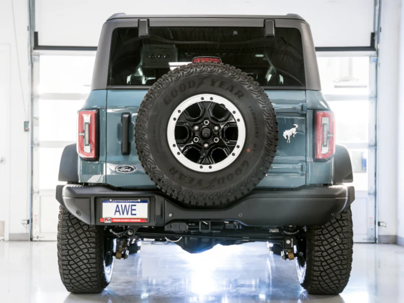 AWE Tuning 2021+ Ford Bronco 0FG Exhaust (No Tips) w/ Bash Guard - Image 5