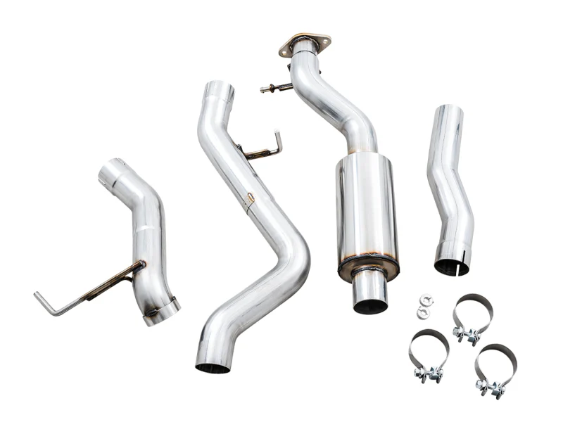 AWE Tuning 2021+ Ford Bronco 0FG Exhaust (No Tips) w/ Bash Guard - Image 9