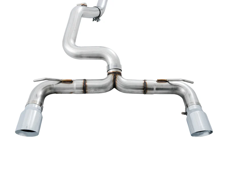 AWE Tuning Ford Focus RS Track Edition Cat-back Exhaust - Chrome Silver Tips - Image 3