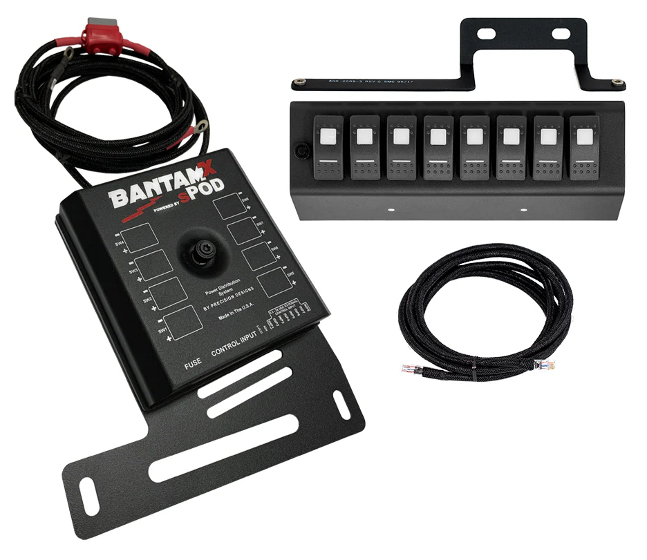 BantamX w/ Amber LED Switch panel for JK 2009-2018 - 870055
