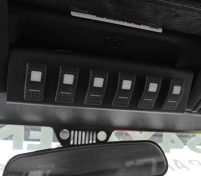 BantamX w/ Red LED Switch panel for JK 2009-2018 - 870085 - Image 2
