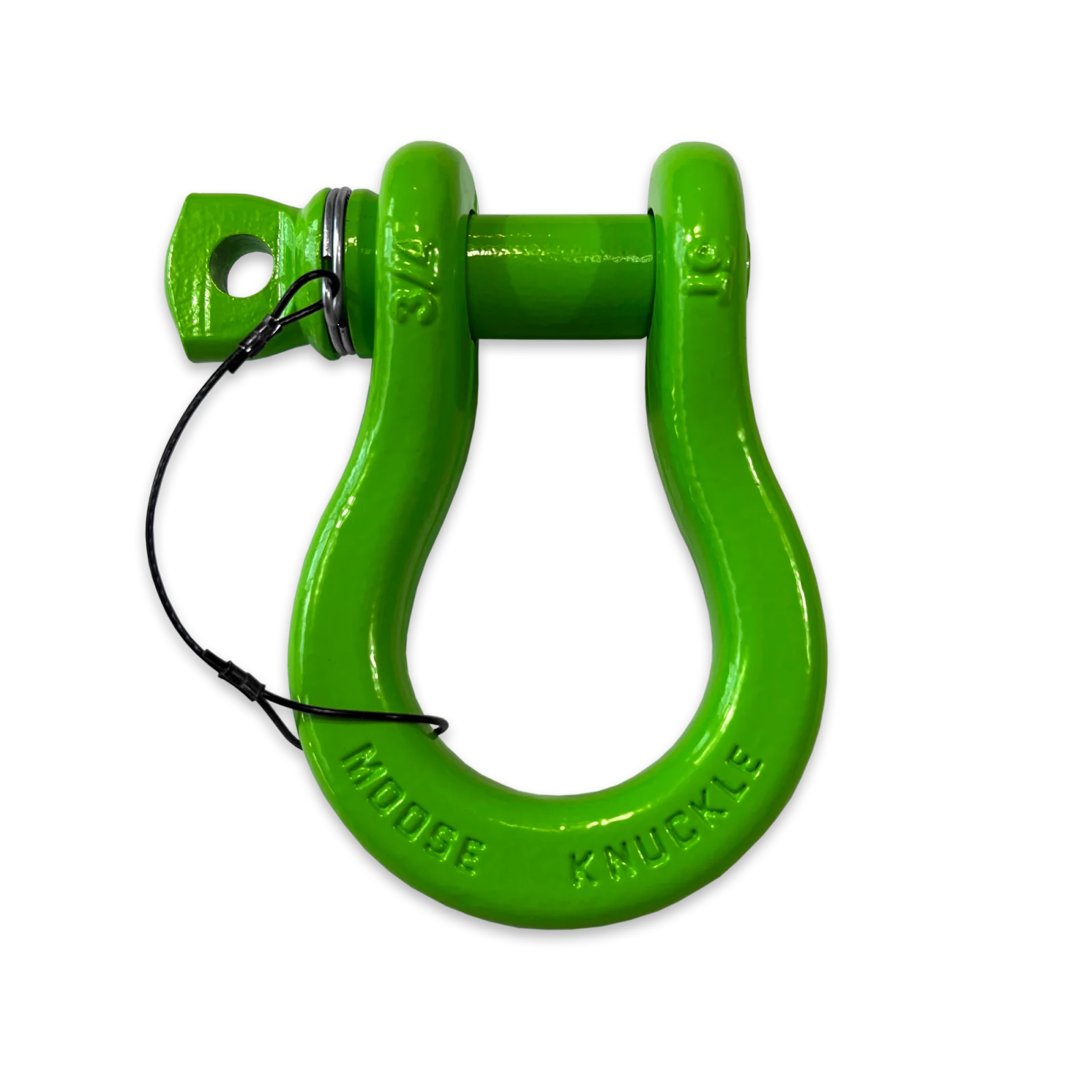 B'oh Recovery Spin Pin Shackle 3/4 Sublime Green Moose Knuckle Offroad - FN000023-006 - Moose Knuckle Offroad