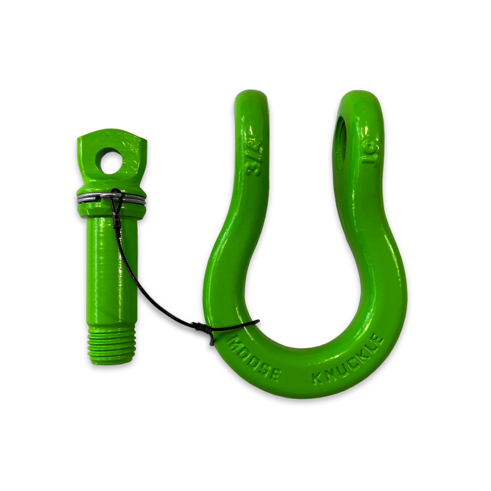 B'oh Recovery Spin Pin Shackle 3/4 Sublime Green Moose Knuckle Offroad - FN000023-006 - Moose Knuckle Offroad - Image 5