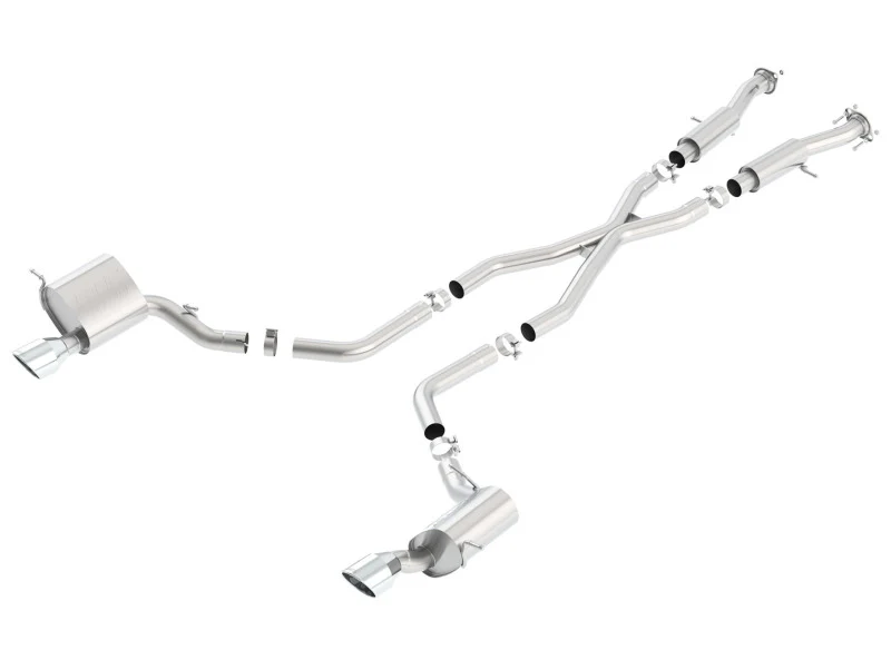 Borla 2015 Jeep Grand Cherokee SRT8 ATAK Dual Round Rolled Exit Catback Exhaust - Image 2