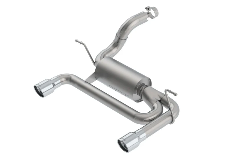 Borla 2018 Jeep Wrangler JL/JLU 3.6L 2DR/4DR ATAK SS Axle Back Exhaust w/3.5in Tips - Image 2