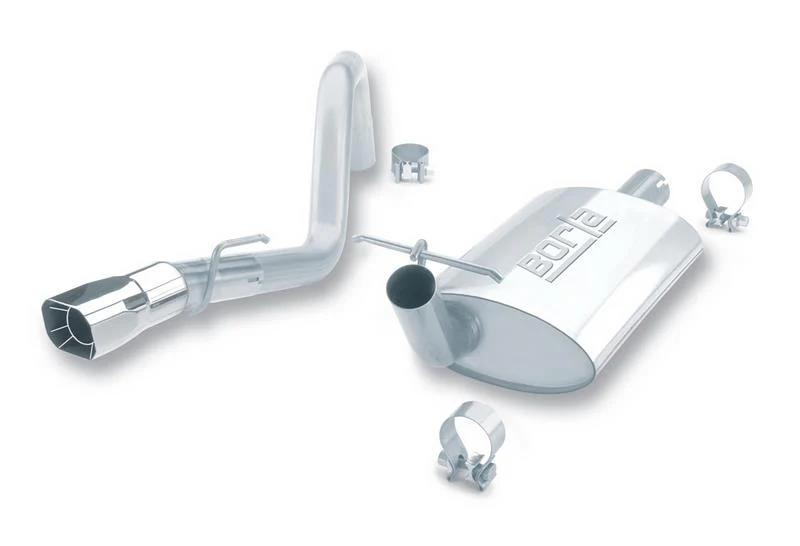 Borla 91-95 Jeep Wrangler YJ 4.0L 6cyl 4WD 2Dr SS Single Right Rear Exit Cat-Back Exhaust - Image 2