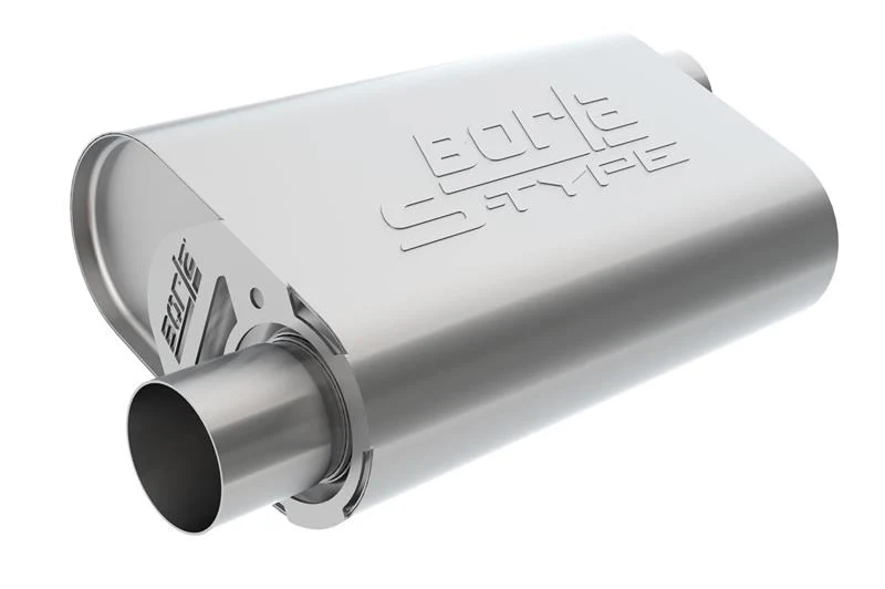 Borla CrateMuffler SBC Hot 350/383 3 inch Offset/Center 14in x 4.35in x 9in Oval Muffler - Image 3