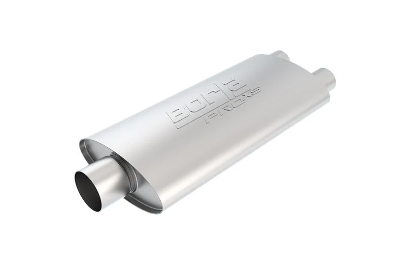 Borla Pro-XS 2.5in Tubing 19in x 4in x 9.5in Oval Center/Dual Muffler - Image 2