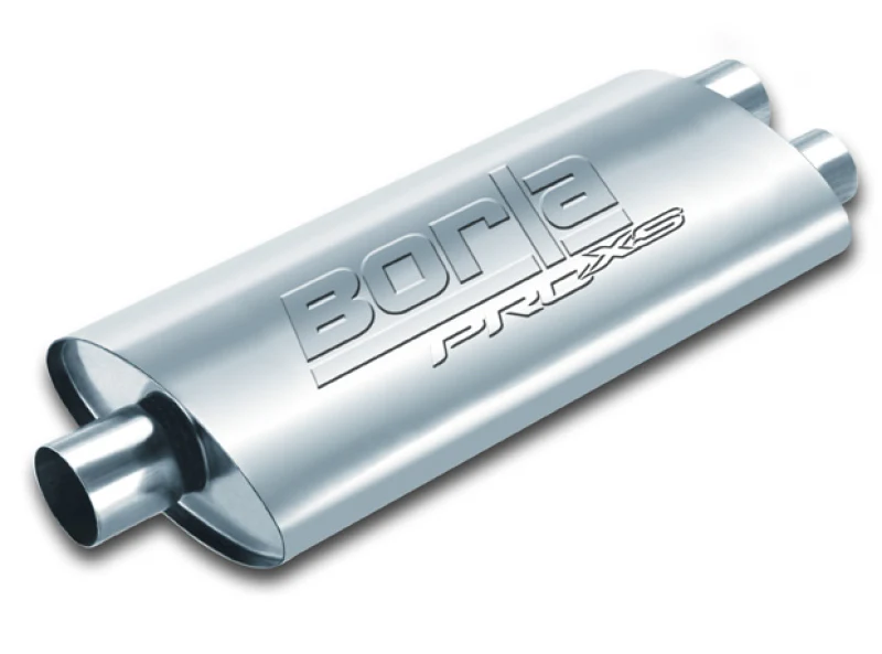 Borla Pro-XS 2.5in Tubing 19in x 4in x 9.5in Oval Center/Dual Muffler - Image 4