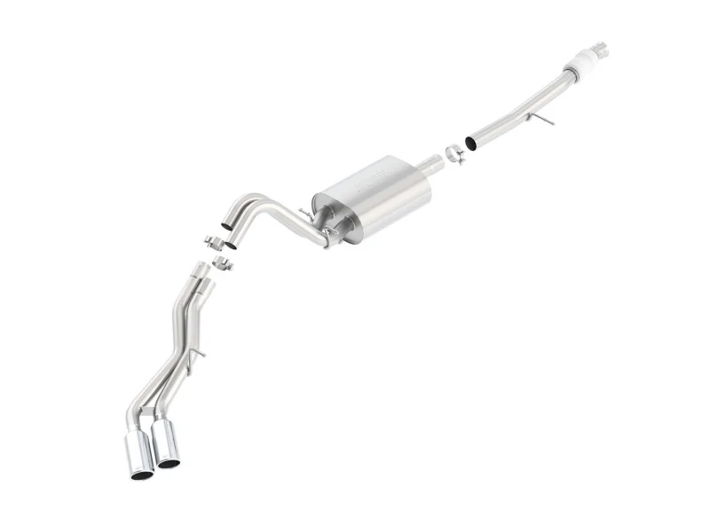 Borla Touring Cat Back 15-16 Chevy Suburban 5.3L V8 2.75in, 2.25in Dual Same Side Exit 4in Tips - Image 2