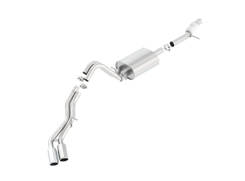 Borla Touring Cat Back 15-16 Chevy Tahoe 5.3L V8 2.75in, 2.25in Dual Same Side Exit 4in Tips - Image 3