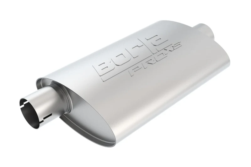 Borla Universal Center/Offset Oval 2.5in In/Out 14in x 4.25in x 1.88in PRO-XS Muffler - Image 3