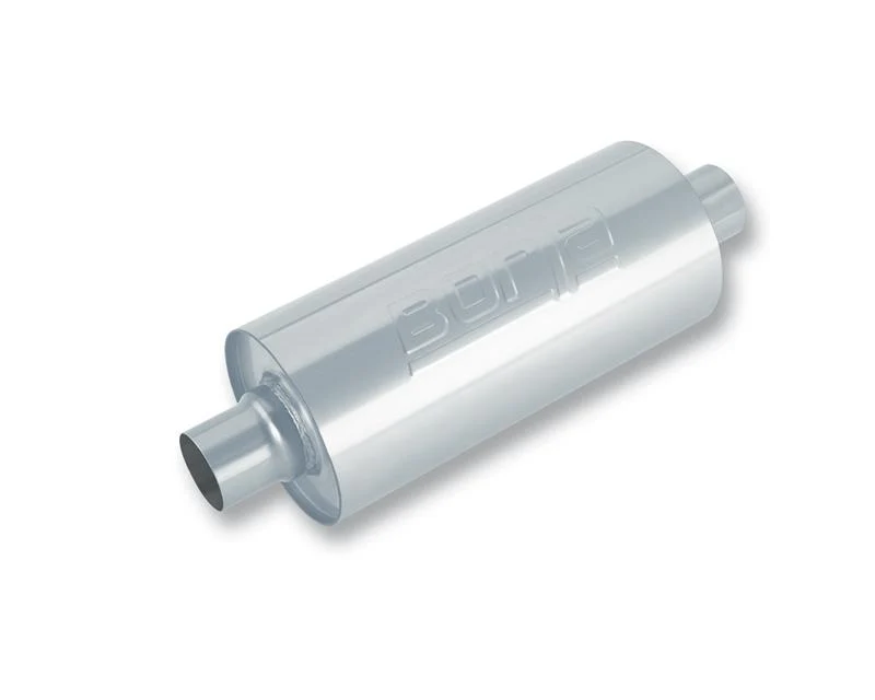 Borla Universal Oval Transverse Single 3in Inlet/2.5in Outlet 19in x 10.25in x 5.5in Turbo Muffler - Image 3