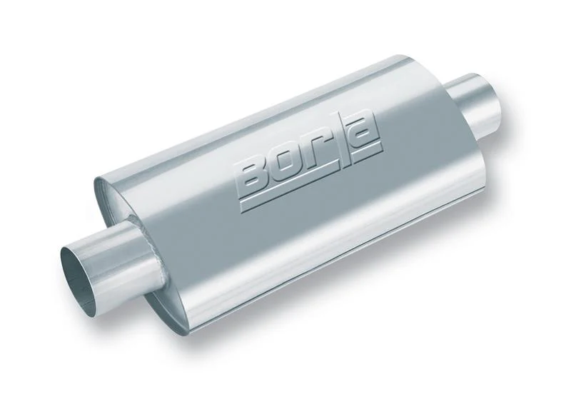 Borla XR-1 Racing Sportsman 3.5in. Outlet / 3.5in Inlet Oval Muffler - Image 2