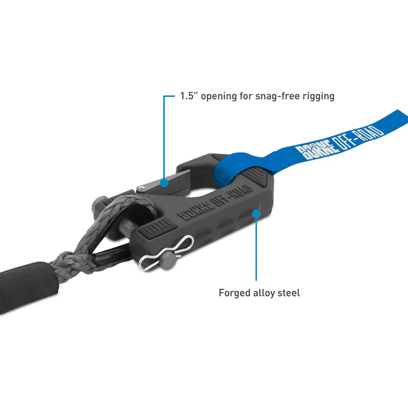 Borne Off-Road 10K Winch - Grey Synthetic Rope - Image 5