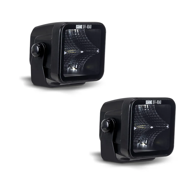 Borne Off-Road Light Pods (Kit of 2) 3x3 Flood - Image 6