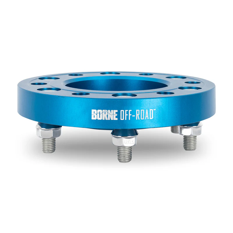 Borne Off-Road Wheel Spacers - 6x139.7 - 78.1 - 25mm - M14x1.5 - Blue - Image 5