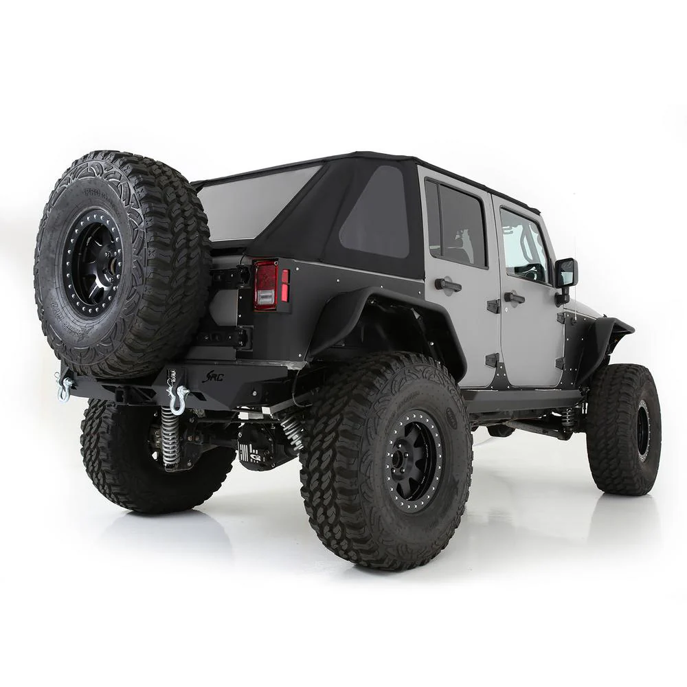 Bowless Combo Top Kit w/ Tinted Windows - Black Diamond (07-18 JKU) - Image 5