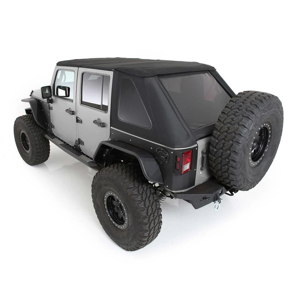 Bowless Combo Top w/ Tinted Windows - Black Diamond (07-18 JKU)