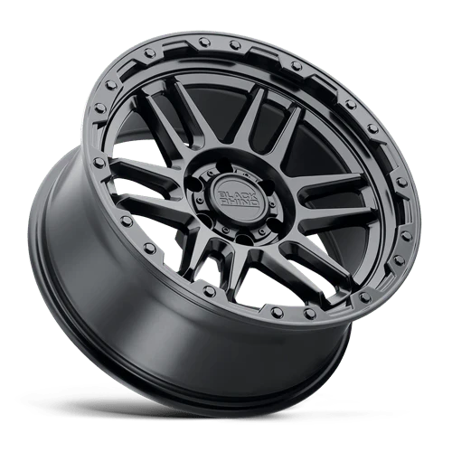 BR APACHE 18X9 6X114 +12 76 M-BLK BLK HW - 1890APC126114M76 - Image 2