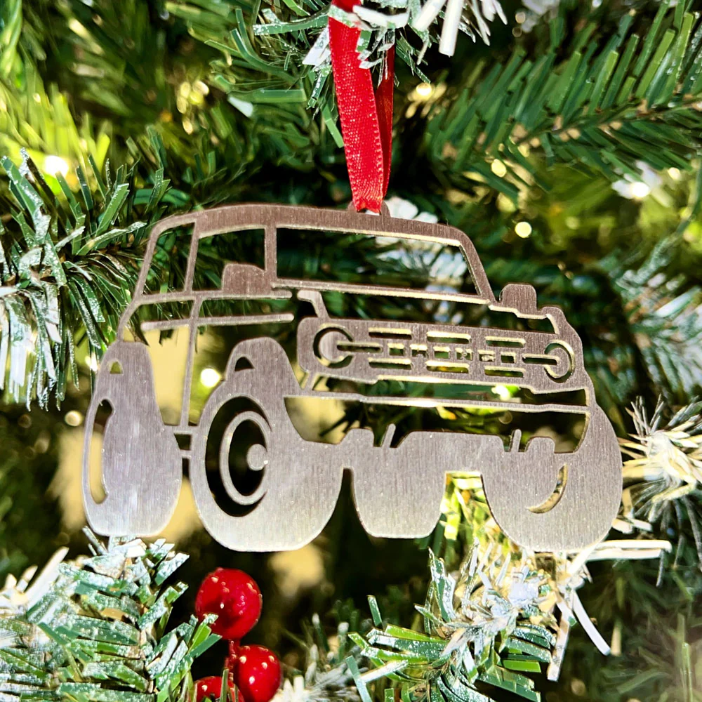 Bronco Christmas Tree Ornament Rock Slide Engineering - AC-ORN-BR