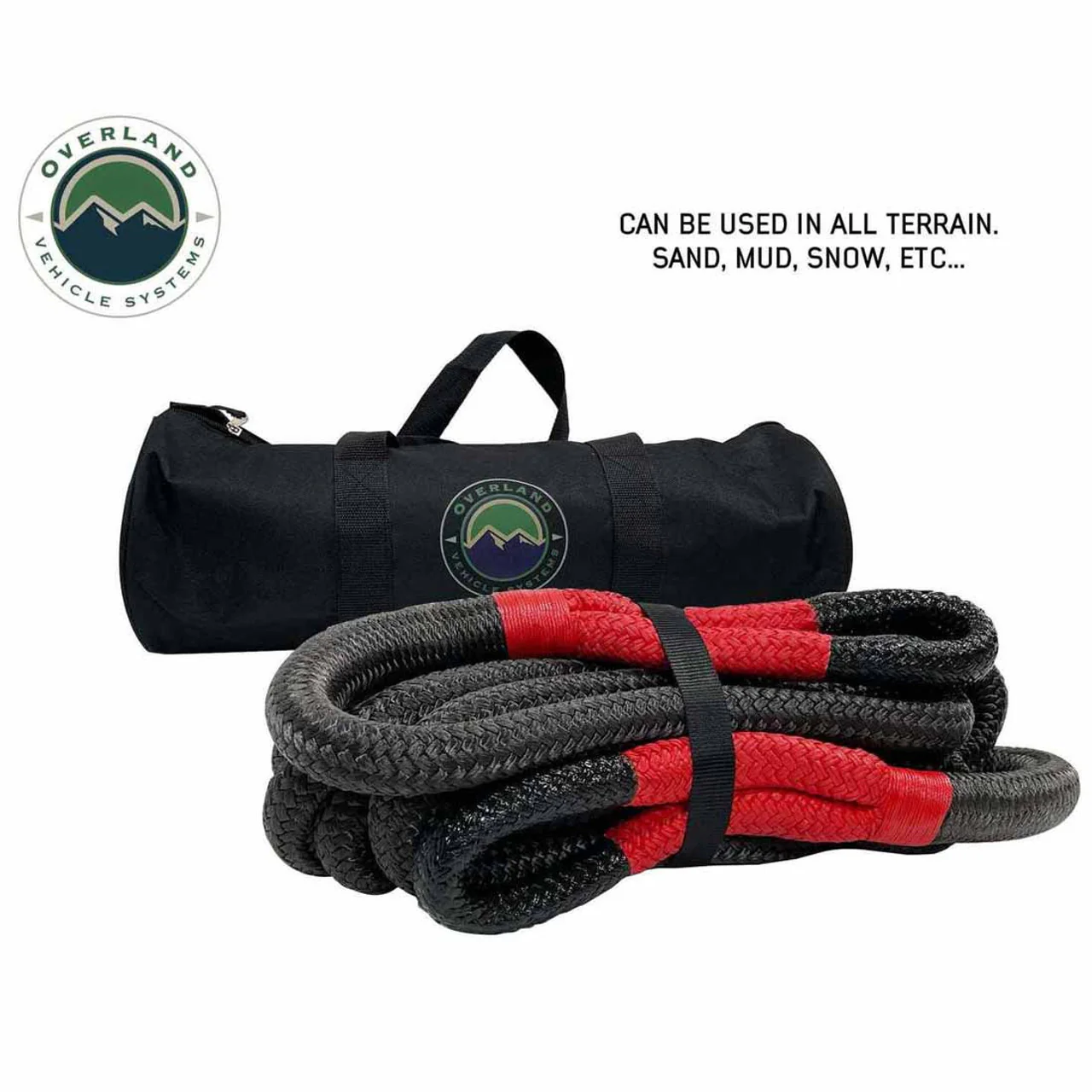 Brute Kinetic Recovery Rope 1 1/4 Inch x 30 Foot With Storage Bag Overland Vehicle Systems - 19009921 - Image 6