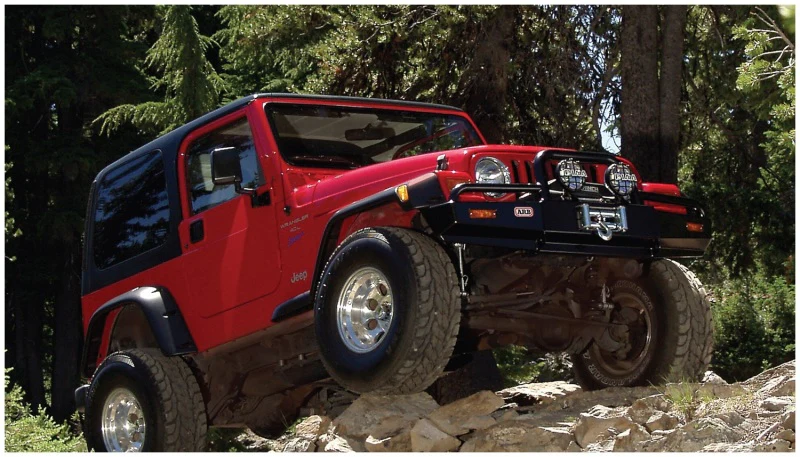 Bushwacker 97-06 Jeep TJ Max Pocket Style Flares 4pc - Black - Image 5