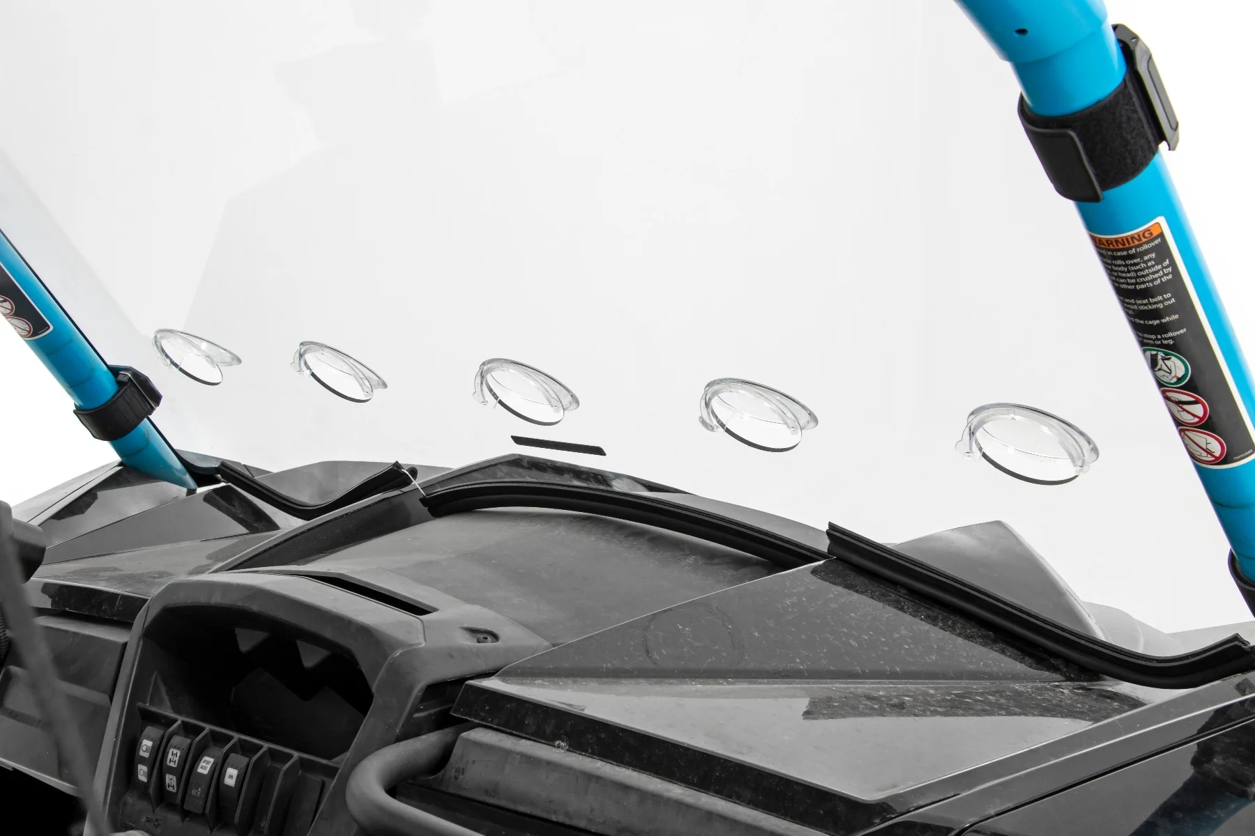 Can-Am Full Windshield Vented 13-18 Can-Am Maverick 4WD Rough Country - 98231830 - Image 9