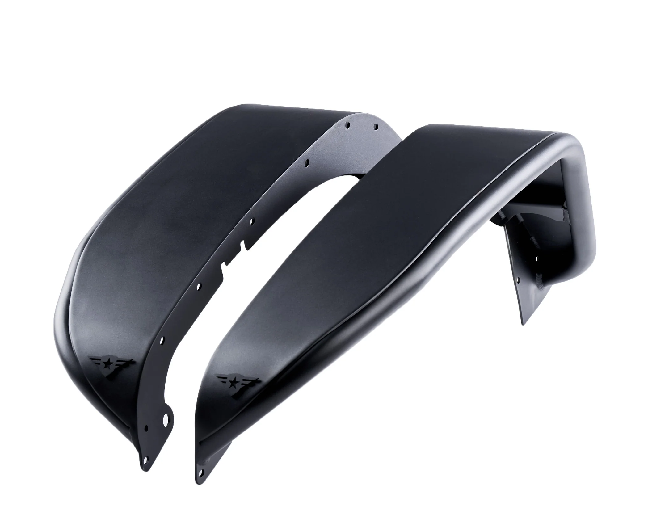 Combat Off Road - Jeep JK/JKU Black Aluminum Fenders - Front Pair - 15-1076