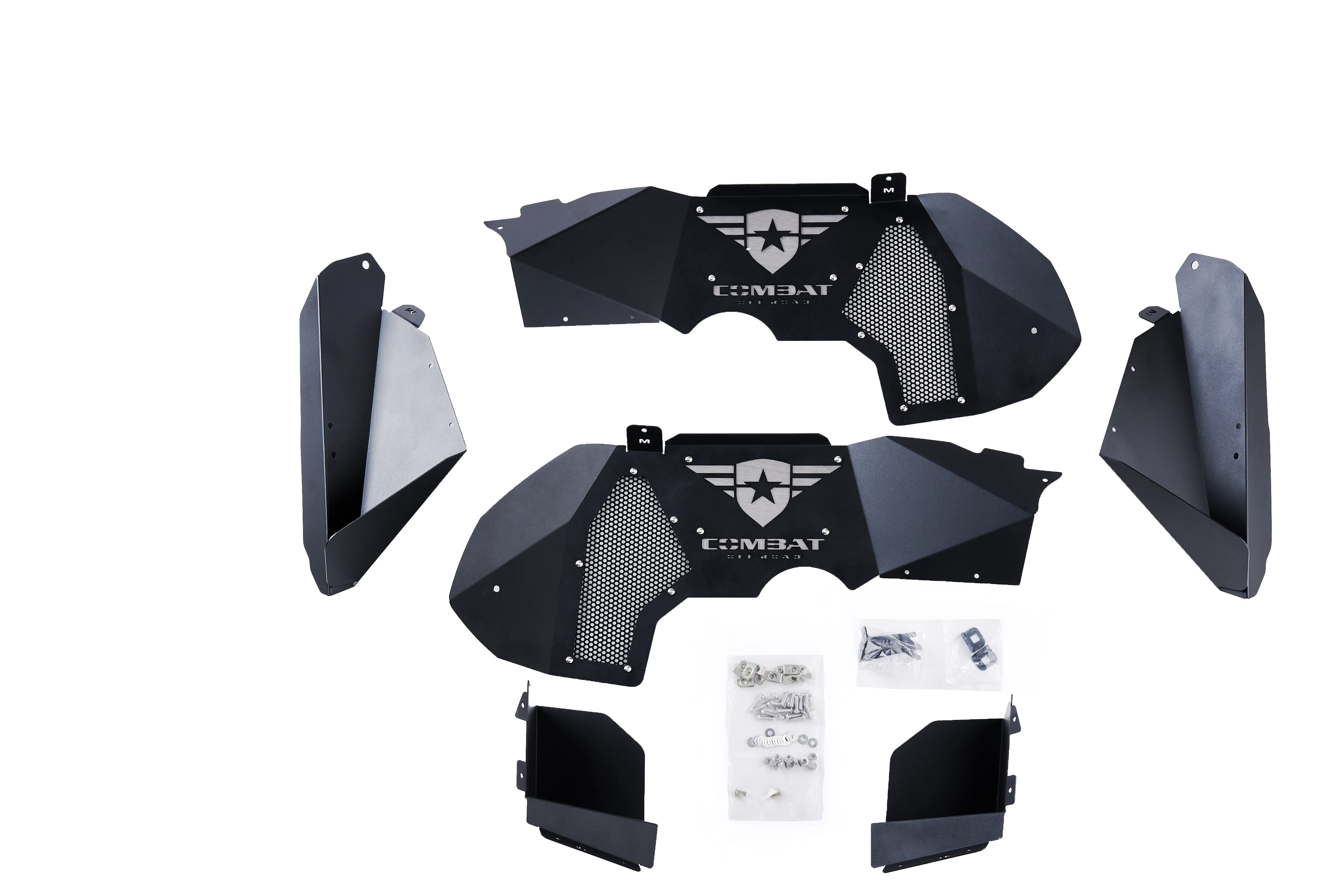 Combat Off Road - Jeep JL/JLU Wrangler Aluminum Inner Fender Liners - Front Pair - 25-1066 - Image 4