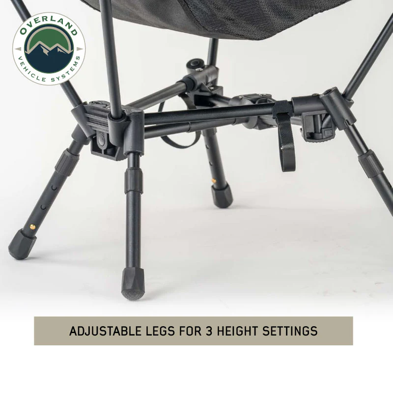 Compact Camping Chair with Collapsible Aluminum Frame Overland Vehicle Systems - 30100040 - Image 2