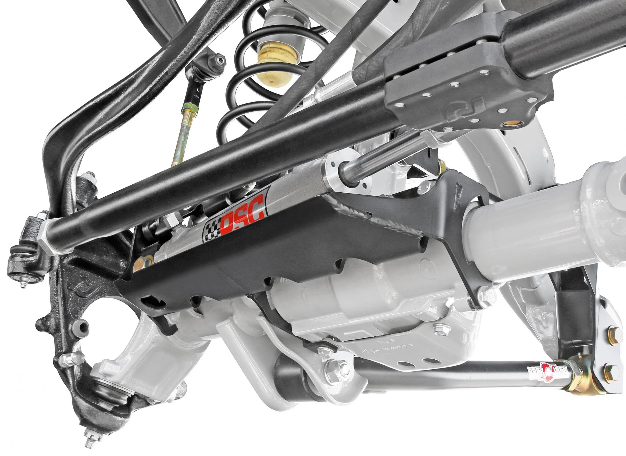 Currectlync Jeep JL/JT High Steer Kit For Ram Assist And Non-Rubicon Axle. Incl. Knuckles Drag Link Tie Rod Trac Bar Reloc/Ram Mount Axle Bracket Ram Assist Tie Rod Clamp RockJock 4x4 - RJ-440000-103 - Image 10