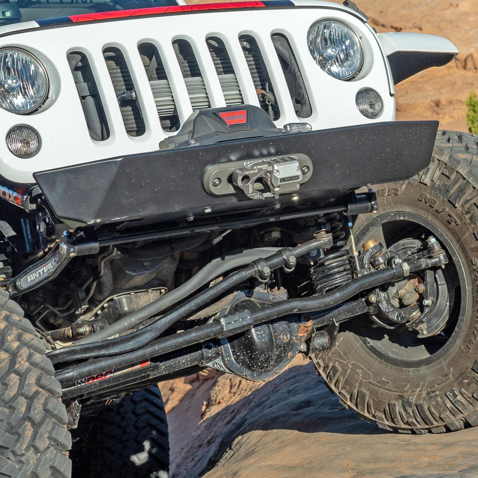 Currectlync Wrangler JK High Steer Kit For Stabilizer Shock. Incl. Knuckles Drag Link Tie Rod Trac Bar Reloc/Shock Mount Shock Tie Rod Clamp RockJock 4x4 - RJ-430001-101 - Image 4