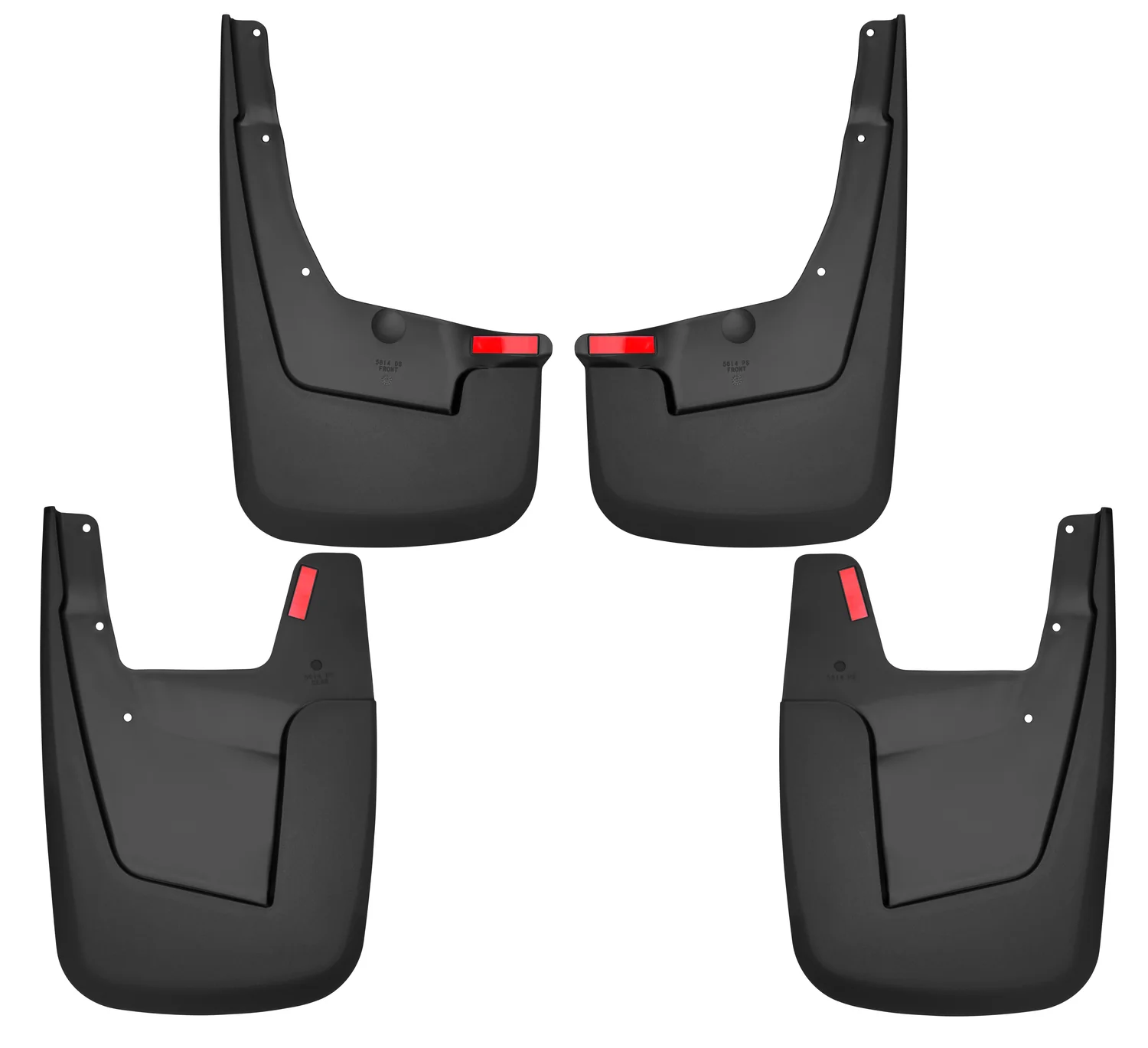 Custom Mud Guards Front and Rear Mud Guard Set For 2019-2025 1500 Husky Liners - 58146