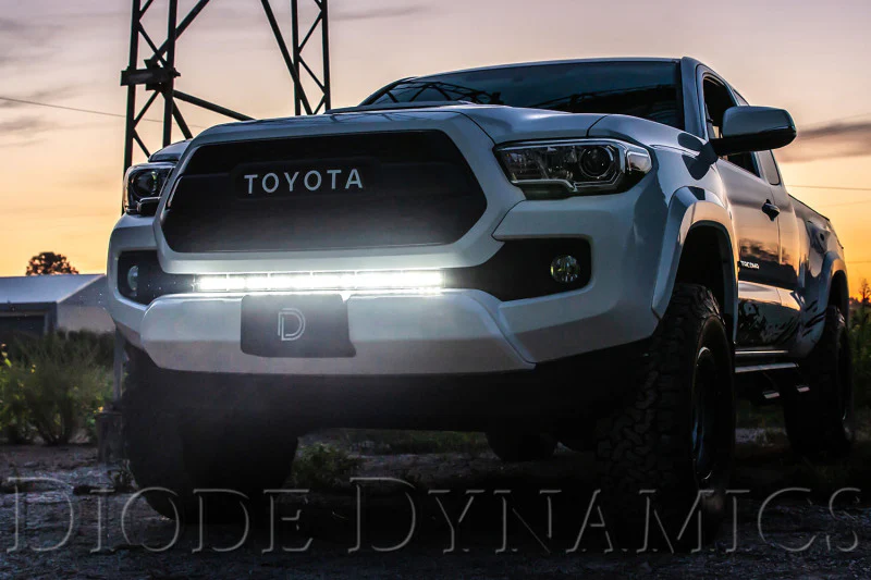 Diode Dynamics 16-21 Toyota Tacoma SS30 Stealth Lightbar Kit - White Combo - Image 9