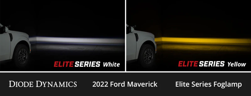 Diode Dynamics 2022+ Ford Maverick Elite Series Add-On LED Fog Light Kit Cool White - Image 3