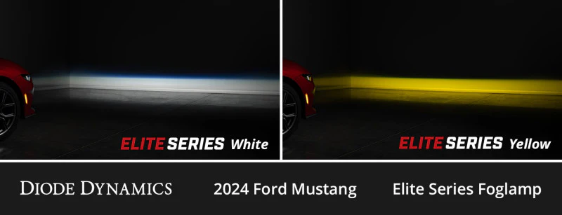 Diode Dynamics 2024 Ford Mustang GT Elite Series Add-On Fog Lamp Kit White - Image 3