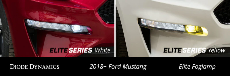 Diode Dynamics Elite Series Combination Fog Lamp for 18-21 Ford Mustang - Cool - White (Pair) - Image 9