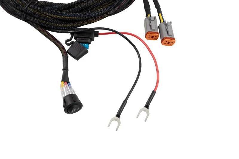 Diode Dynamics Light Duty Dual Output 3-way 4-pin Wiring Harness - Image 3