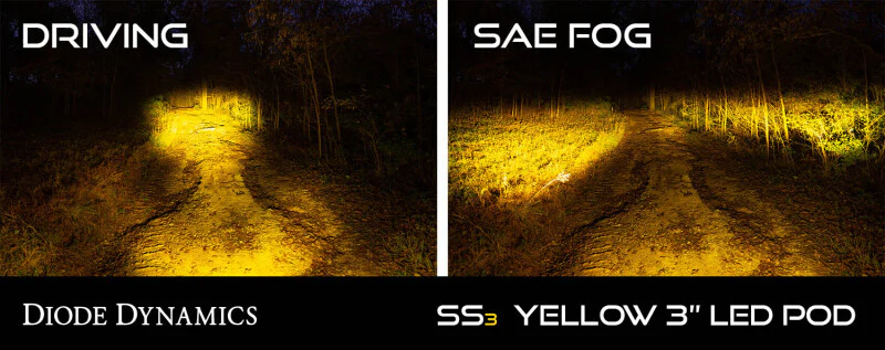 Diode Dynamics SS3 Sport ABL - Yellow SAE Fog Standard (Pair) - Image 2