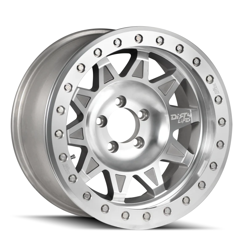 Dirty Life 9302 Roadkill Race 17x9 / 5x139.7 BP / -14mm Offset / 108mm Hub Machined Wheel - Beadlock - Image 3
